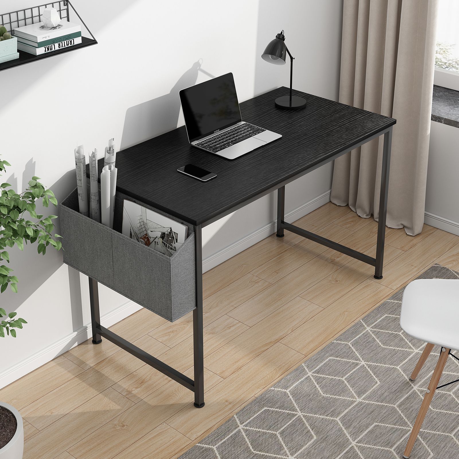 電腦桌簡易書桌臺式家用現代簡約辦公桌臥室寫字小桌子