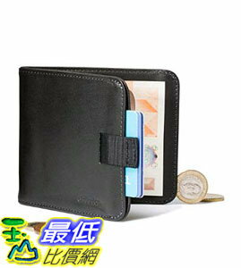 [107美國直購] 錢包 Distil Union - Wally Euro, Slim Leather Wallet with Coin Pouch and Money Clip