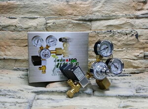 【西高地水族坊】AZOO 愛族 CO2雙錶精密電磁閥(專利電磁閥不發熱)(非庫存貨)(新包裝)