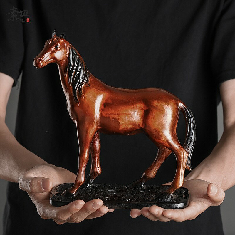 銅馬擺件裝飾品辦公室客廳工藝品銅制品開業禮品馬到成功擺件馬