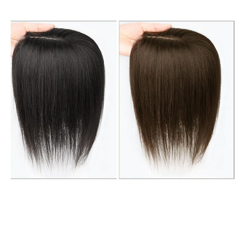 現貨+預購 女真髮髮片補髮塊透氣假髮片輕量假髮免打理隱形增髮量假髮接髮-前額補髮2色74jg13【獨家進口】【米蘭精品】 0