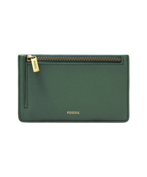 送禮首選★【FOSSIL】Logan 真皮卡片零錢包-冷杉綠色 SL7925297【美國時尚品牌】 附防塵袋+提袋【全館滿額折價★FOSSIL全系列包夾送美妝蛋】