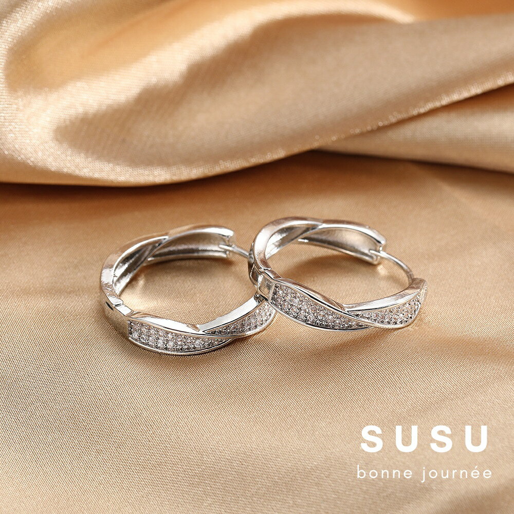 SU SU︱麻花捲捲耳環❤️事業 招財 人緣 工作 健康 紓壓 水晶 飾品 耳環 項鍊 手鍊 現貨 穿搭 百搭 時尚 2