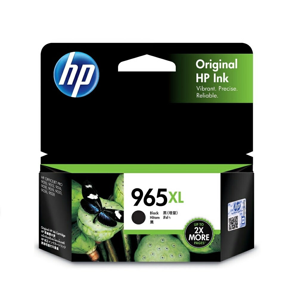 【APP跨店點數22%送】HP 965XL 原廠高容量黑色墨水匣 (3JA84AA / 3JA84A ) ( 適用: HP OfficeJet Pro 9010/9018/9016/9019/9012/9020/9028/9026)