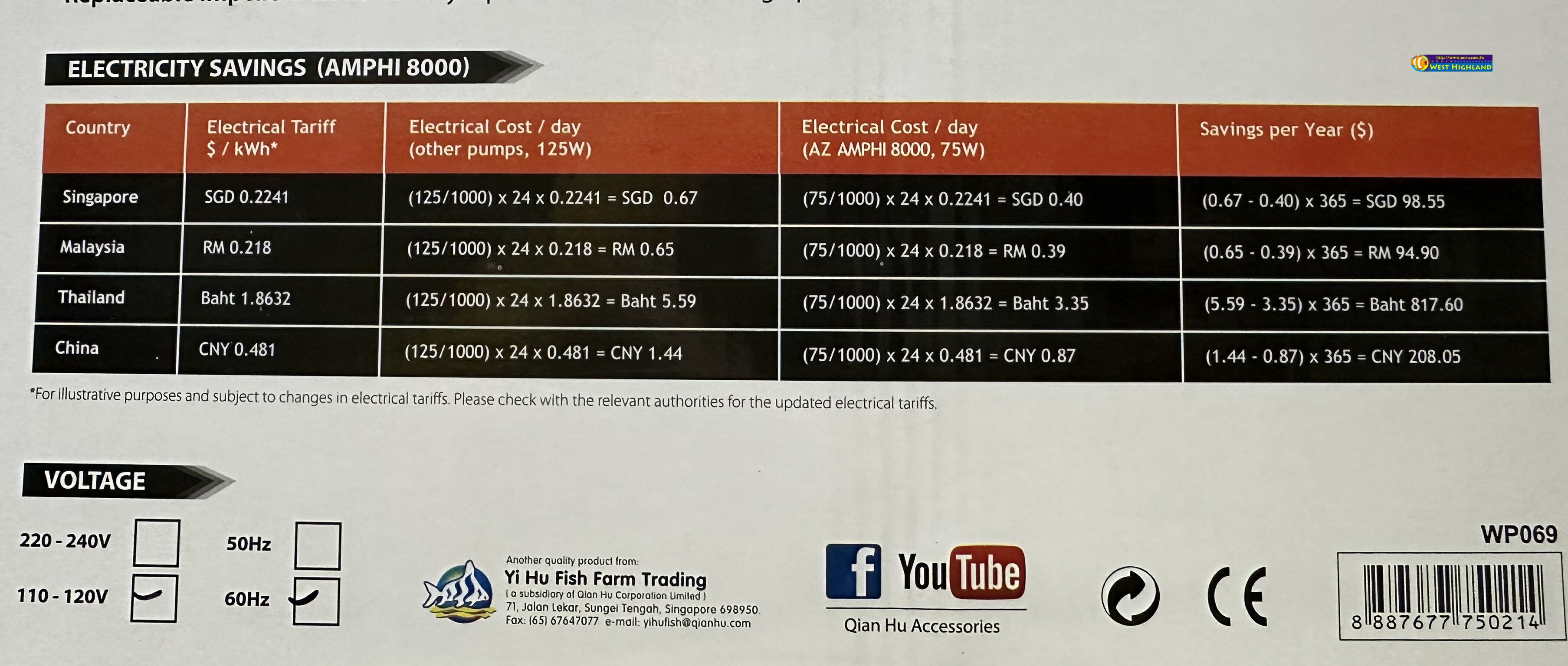 西高地水族坊】新加坡OCEAN FREE仟湖沉水變頻馬達節能省電8000L/H | 西高地水族直營店| 樂天市場Rakuten