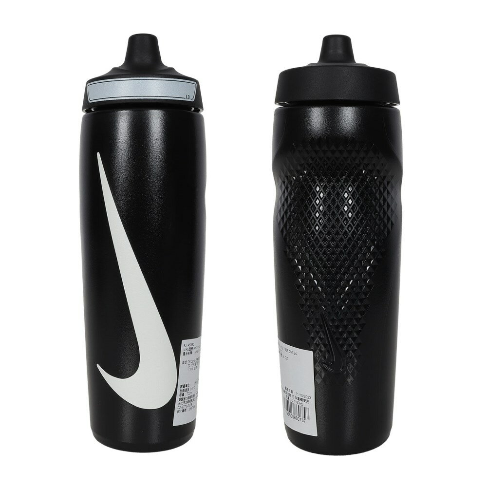 NIKE REFUEL 瓶蓋擠壓水壺 24 OZ(慢跑 登山 單車「N100766609124」≡排汗專家≡