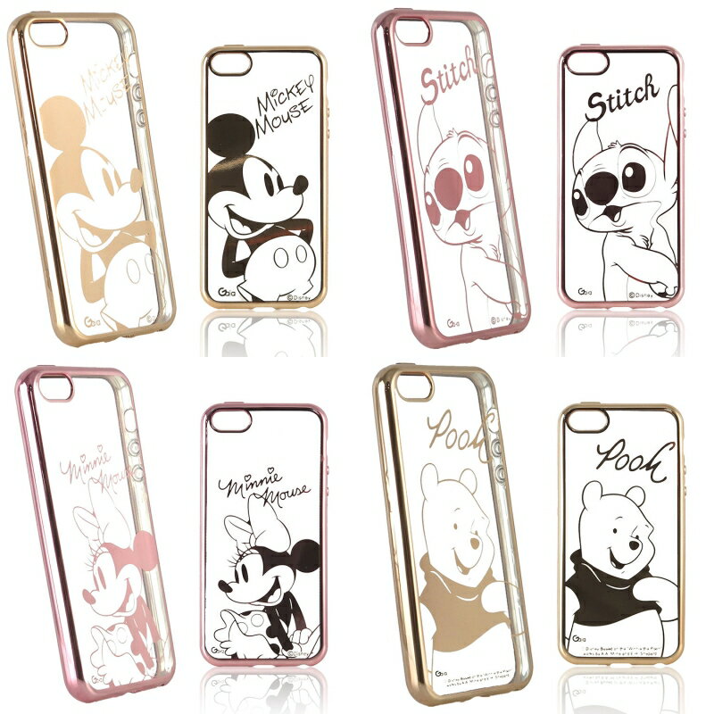 【Disney 】iPhone 6 Plus/6s Plus (5.5吋) 時尚質感電鍍系列彩繪保護套-人物系列