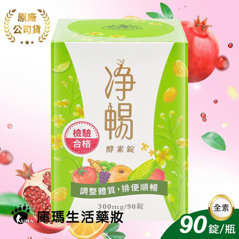【大漢酵素】淨暢酵素錠 90錠【庫瑪生活藥妝】