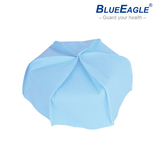 藍鷹牌 拋棄式藍色衛生帽襯 不織布透氣材質 適用工程帽/安全帽 50頂 NP-300A