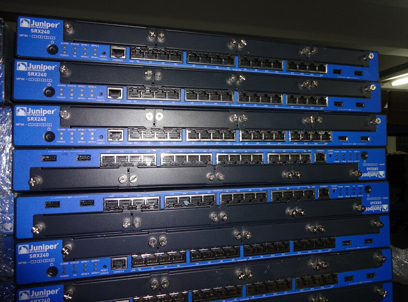 juniper SRX240H 16口 千兆硬體防火墻 無限制使用者 質保3個月