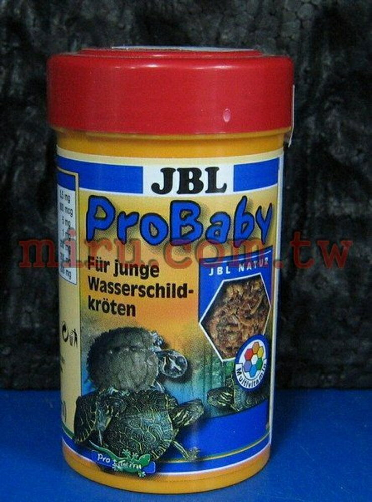 【西高地水族坊】德國JBL ProBaby 幼龜專用的特殊飼料(100ml瓶裝)