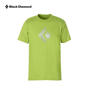 ├登山樂┤美國 Black Diamond 男- Chalked Up有機棉短Tshirt 亮綠#N7QN-380