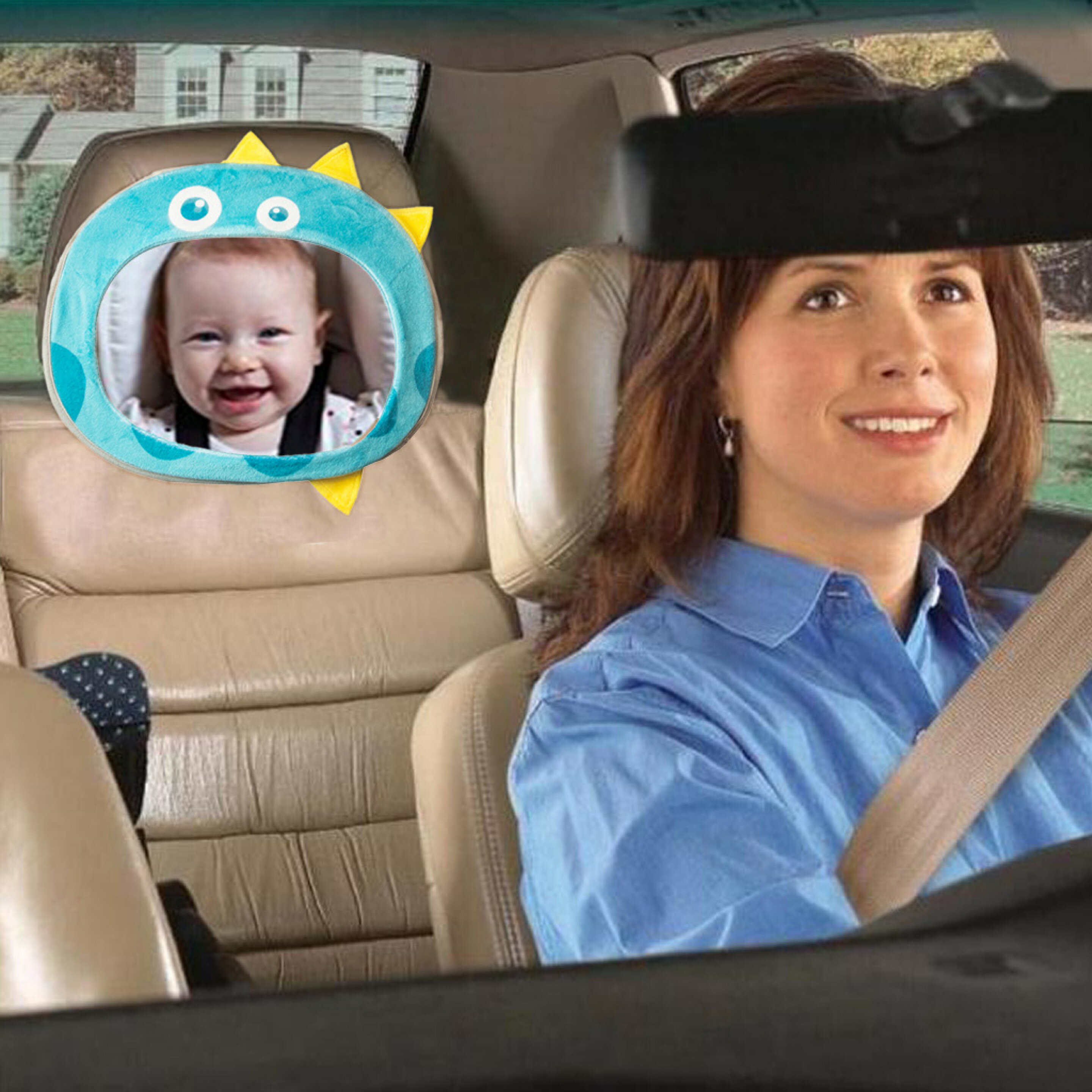 寶寶後視鏡 反向座椅安全後視鏡 哈哈鏡
