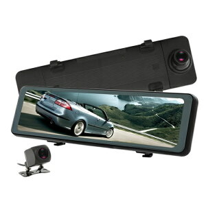 CORAL 後視鏡行車紀錄器 AE3 前後雙鏡頭 觸控螢幕 聲控 1080P 贈32G卡+GPS測速預警