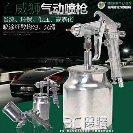噴漆槍-上下壺氣動噴塗槍汽車油漆噴漆槍噴膠噴槍傢俱槍油漆噴槍WD 雙11全館免運
