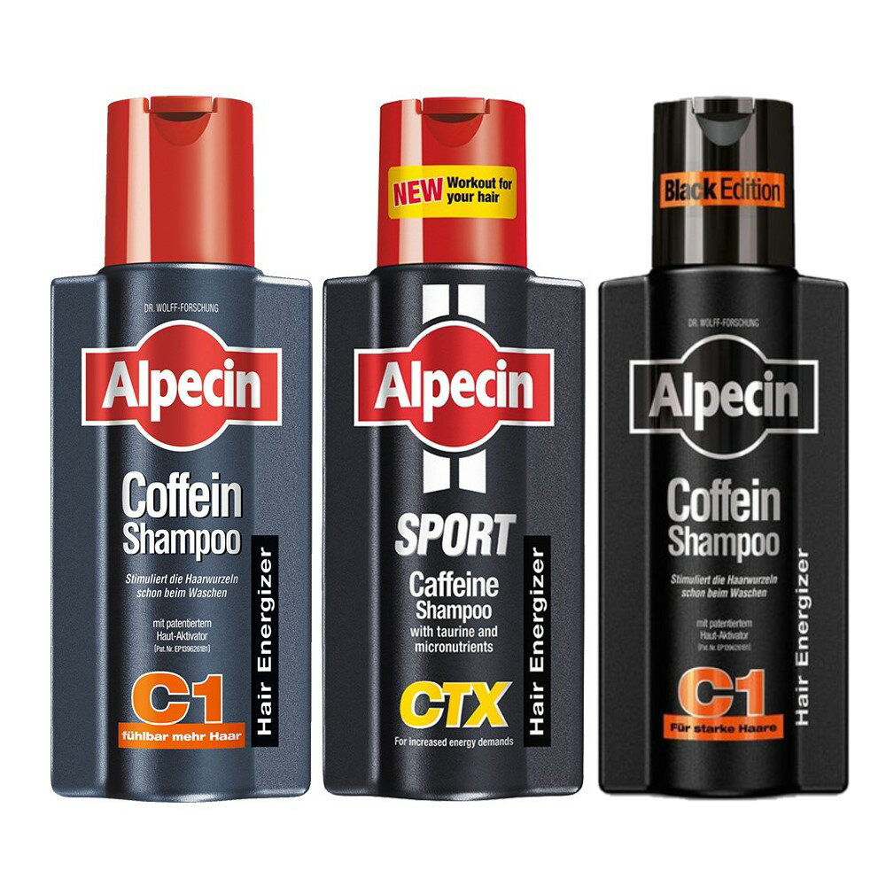 德國 Alpecin 咖啡因洗髮精 3入組