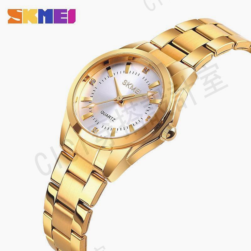 【電子發票＋費】時刻美 SKMEI 1620 新款時尚 精美設計 女款手錶 休閒百搭復古鋅合金鋼帶石英錶 女表 女士【亞德機械五金家居】