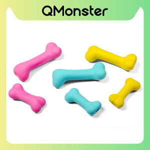 【Q-MONSTER】三色骨頭 發聲玩具 狗玩具 發聲玩具 寵物玩具 毛絨玩具 狗狗玩具 Q MONSTER