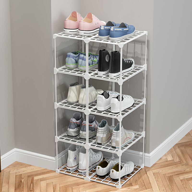 簡易小型窄門口鞋架子收納家用室內好看宿舍臥室省空間門后放鞋柜