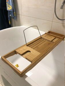 浴缸置物架 浴缸置物架置物板伸縮浴缸架ipad架浴盆支架防滑多功能浴室泡澡架『XY13421』