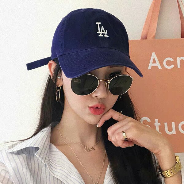 ANNAS LA老帽 帽子 鴨舌帽 棒球帽 刺繡 英文 字母 百搭 小臉 韓國 歐美 男女 情侶 1