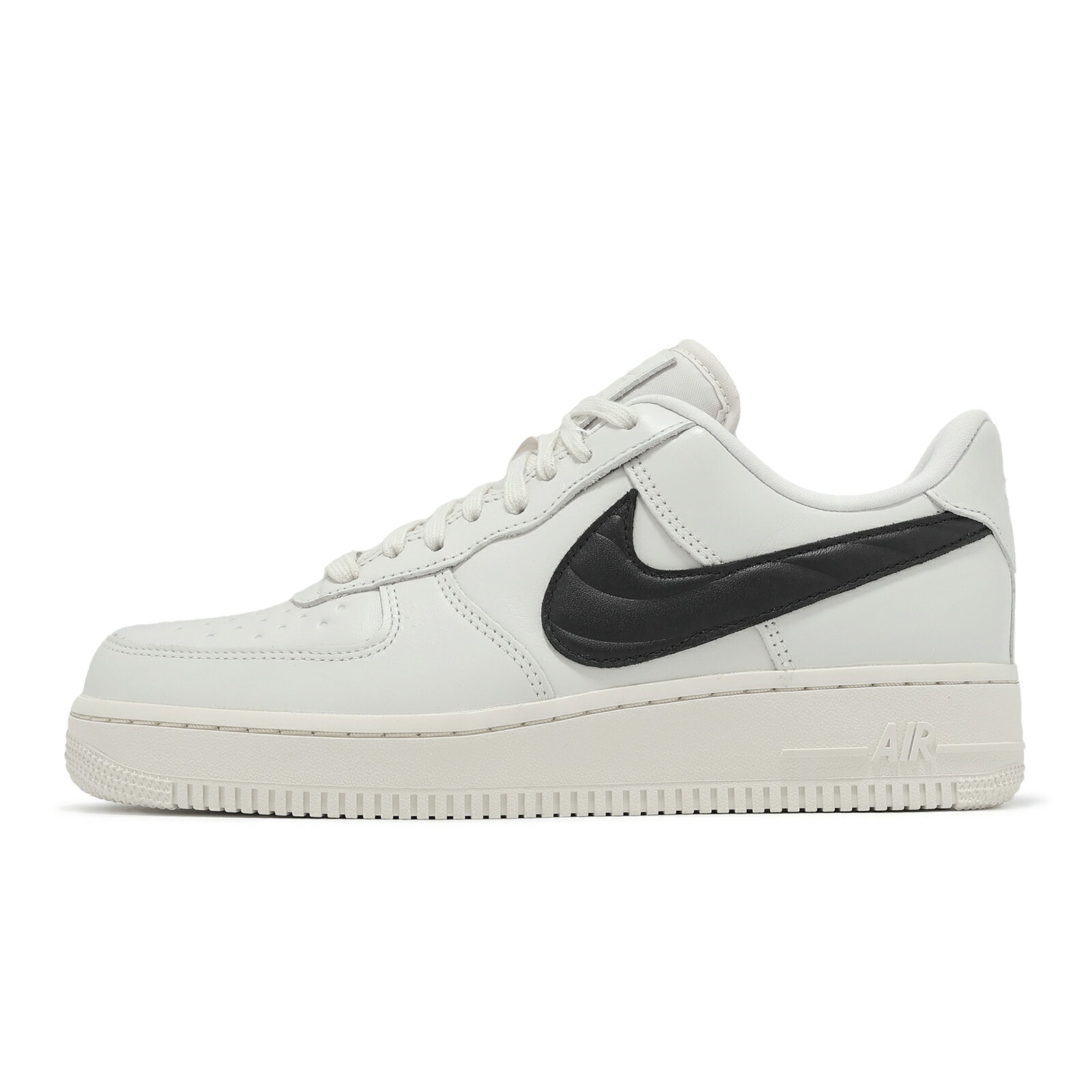 Nike 休閒鞋 Wmns Air Force 1 07 女鞋 男鞋 AF1 白 黑 大勾勾 浮雕 FV1182-001