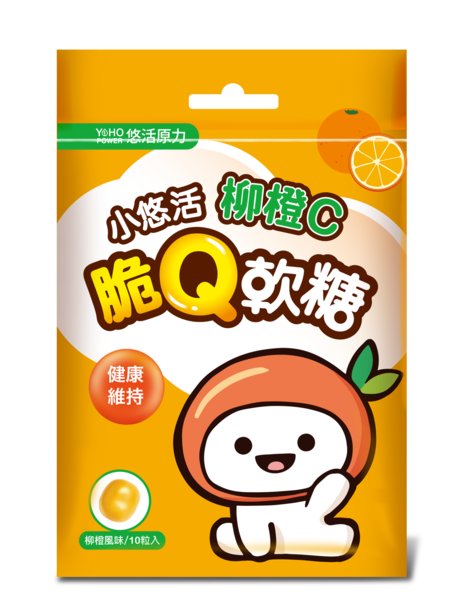 悠活原力 小悠活 脆Q軟糖柳橙風味 (25g/包)