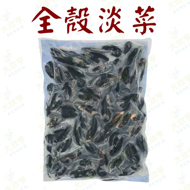 冷凍全殼淡菜（產地智利）可解凍即食【每包1公斤裝】《大欣亨》B211029