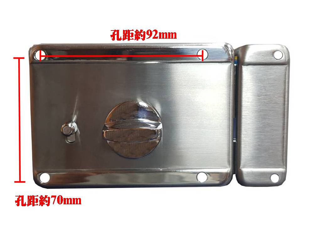 白鐵四段鎖OK-666 門距60mm 門厚30~50mm | 上千五金行直營店