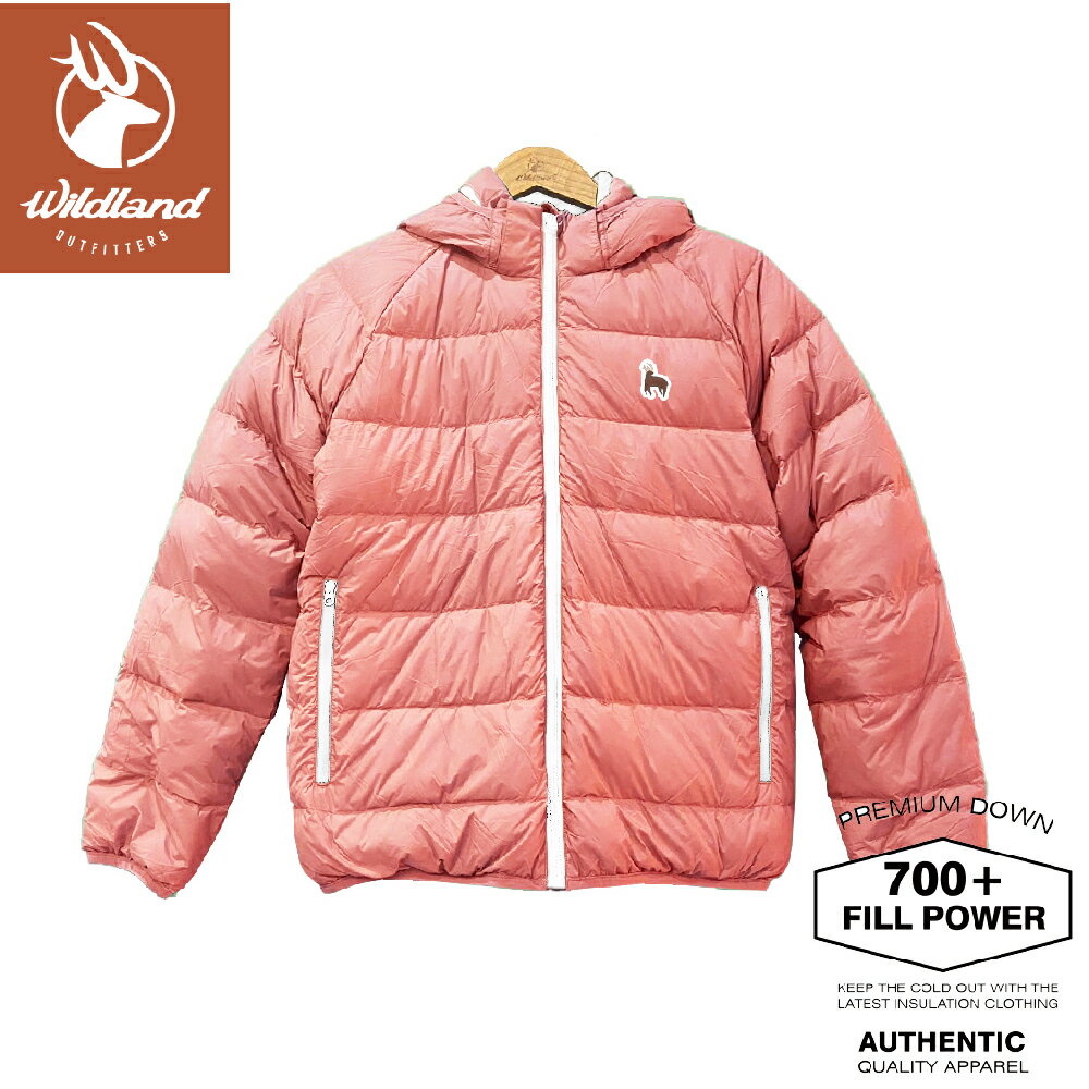 【Wildland 荒野 童 700FP雙面穿暖暖羽絨外套《雲朵粉》】K2103/保暖外套/機能外套