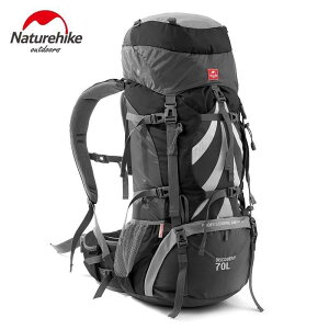 NH 70L登山包露營包戶外背包休閑運動旅游行李包男女雙肩包旅行包~果凍