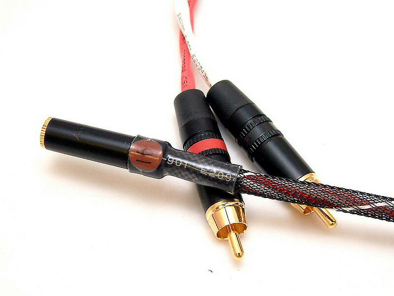 志達電子 CAB016 Canare RCA轉立體3.5mm母座 可用於單獨DAC及耳機連接