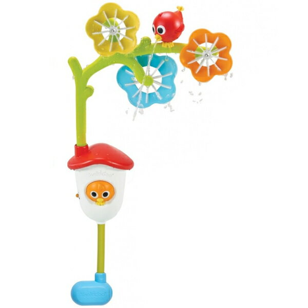 以色列 Yookidoo 戲水玩具-花兒轉轉灑水組/洗澡玩具