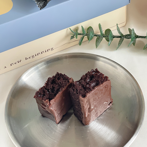 黑磚巧克力蛋糕(8入/盒)★【龍泰(百佳)創意烘焙】★ 巧克力控必買 1