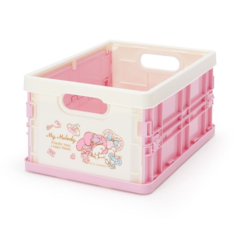 大賀屋 日貨 美樂蒂 可拆式 收納箱 S 收納 居家 My Melody MM 三麗鷗 正版 L00010935