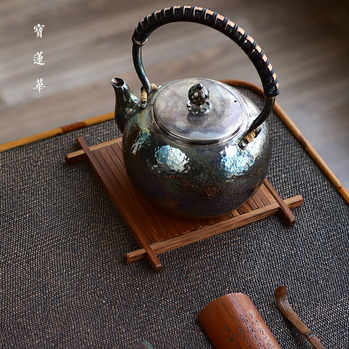 井字厚竹條壺墊 隔熱墊 復古壺杯墊 竹壺墊 竹杯墊 竹壺承竹茶具 1
