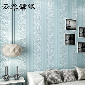 壁紙3d立體無紡布墻紙現代簡約臥室歐式背景墻