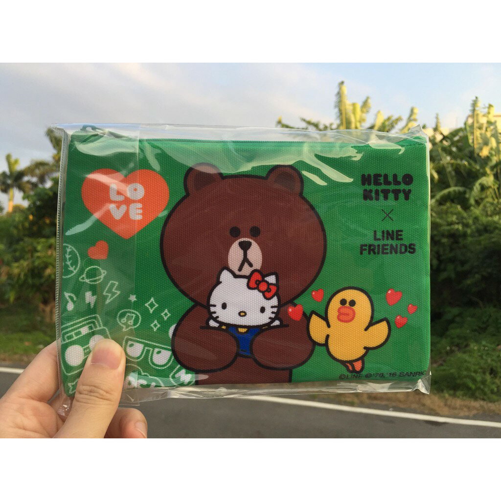 正版 熊大 Hello Kitty筆袋 鉛筆盒