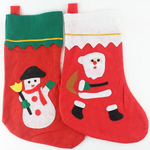 聖誕襪 大貼圖聖誕襪 綠邊白邊金絲紅耶誕襪(大咖)/一個入(定50)