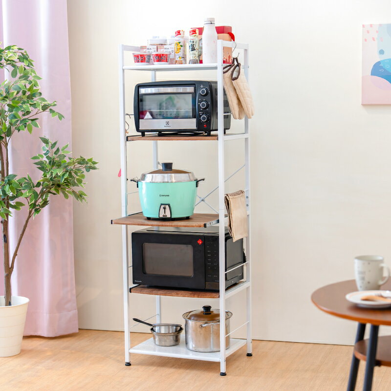 廚房架 置物架 電器架 五層置物廚房電器收納架-三層抽拉板 天空樹生活館