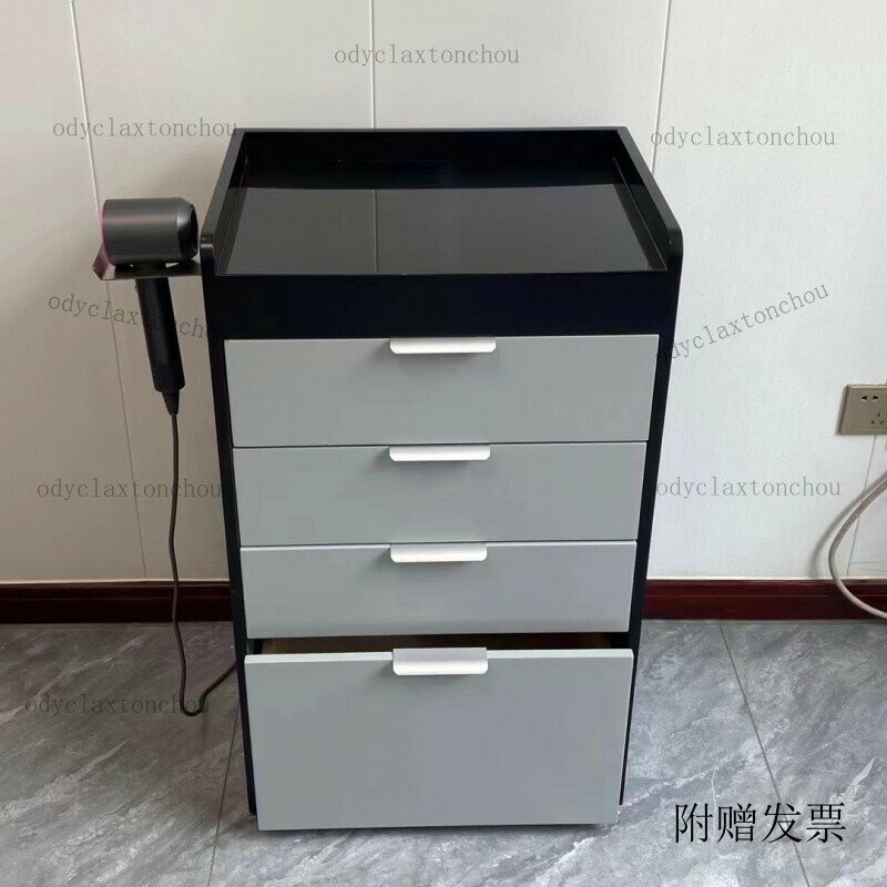【免運】【附贈發票】美髮店工具櫃大容量美容剪髮用品收納櫃髮廊專用雙麵置物櫃理髮店