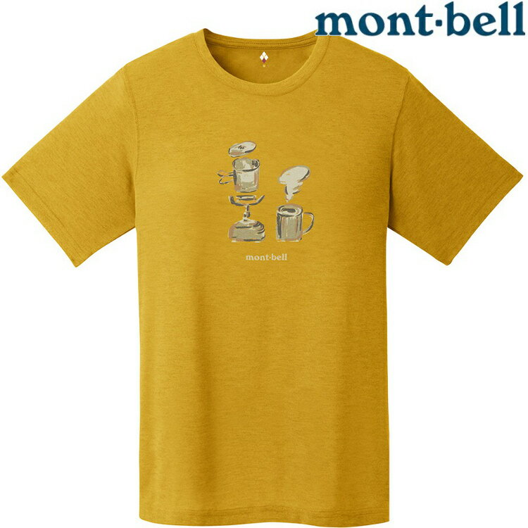 Mont-Bell Wickron 女款 排汗衣 1114856 Coffee Break YL 黃