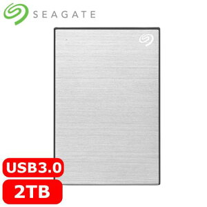【最高22%回饋 5000點】Seagate希捷 One Touch 2TB 2.5吋行動硬碟 星鑽銀 (STKY2000401)原價2988(省689)
