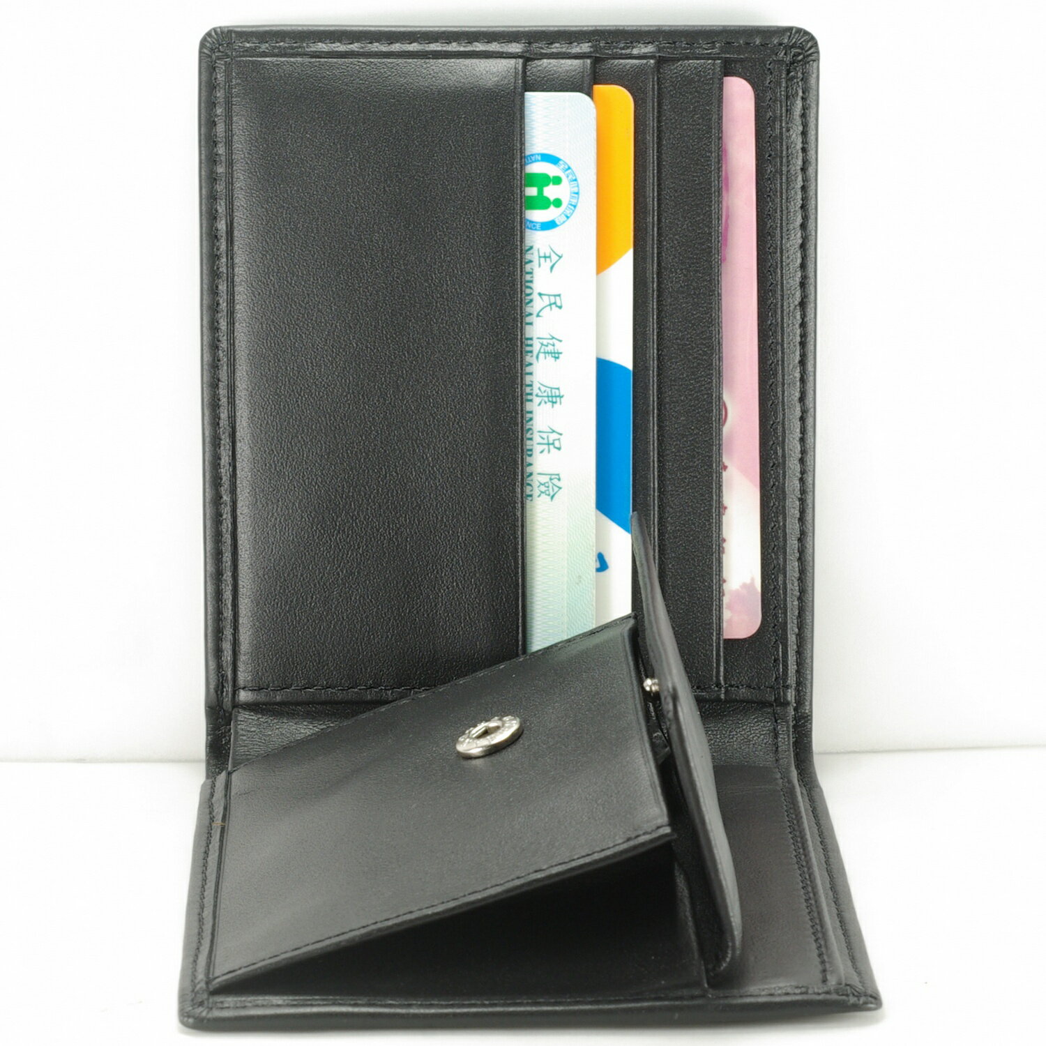 雅藏男短夾真皮皮夾4卡零錢袋黑色付費客製刻字服務| 徽耀國際Mark Honor直營店| 樂天市場Rakuten