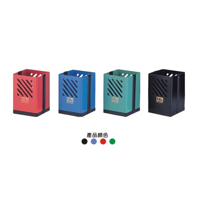 方形筆筒(鐵製7.5X10.5cm)-紅、藍、綠、黑四色【領券滿額再折千9/30止】