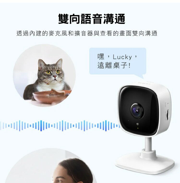 TP-Link Tapo C110 2K 300萬 WiFi監視器 攝影機 夜視高畫質 雙向語音 7