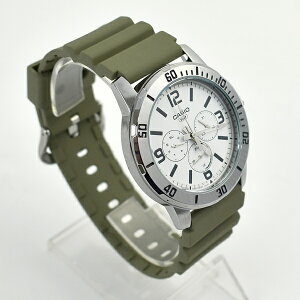 CASIO手錶 不鏽鋼綠色三眼槍魚手錶【NECH30】