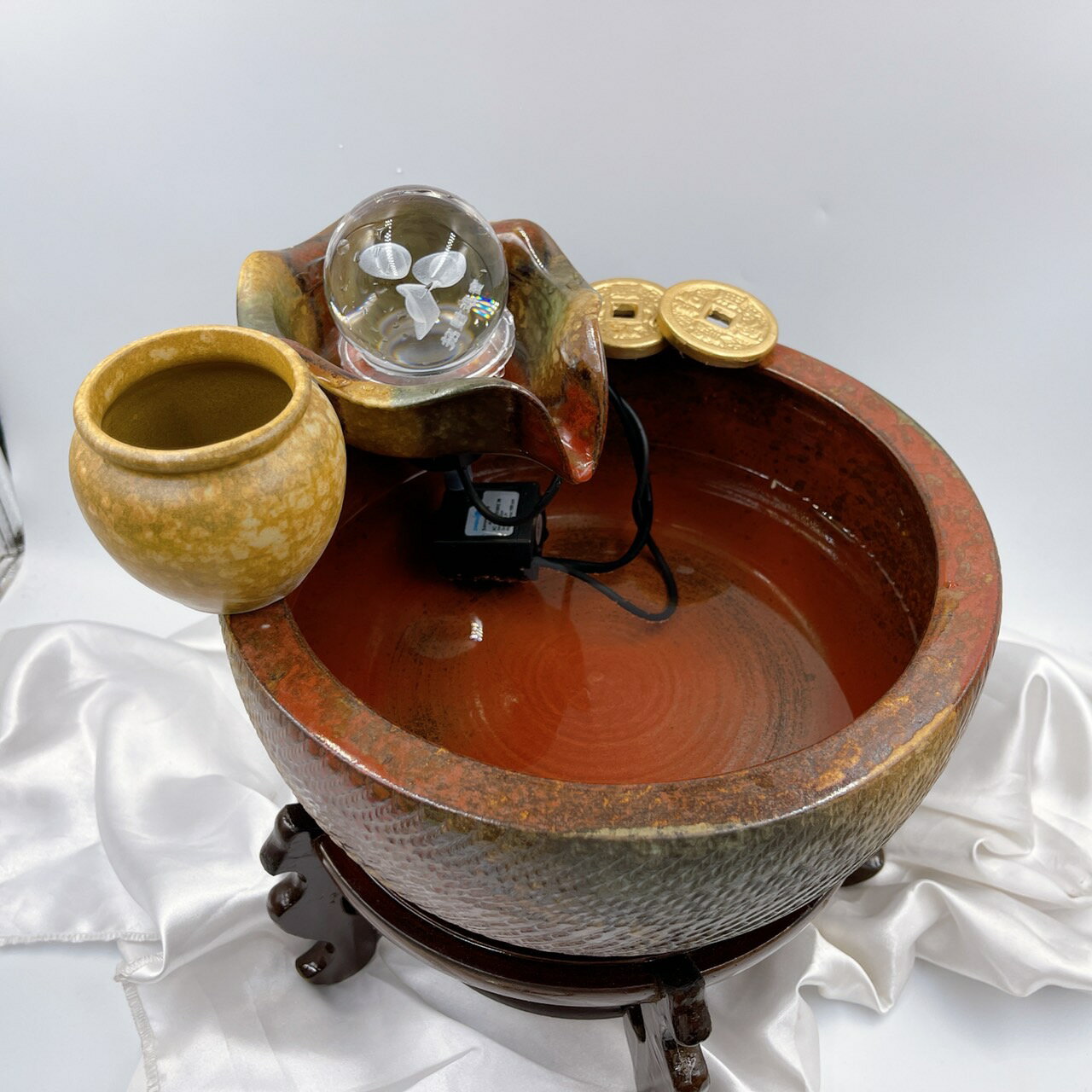 Sweet Heart 田芯開運精選 💯台灣現貨 MIT鶯歌 陶瓷 五行 招財進寶 時來運轉 流水 盆 (五行大款) 3