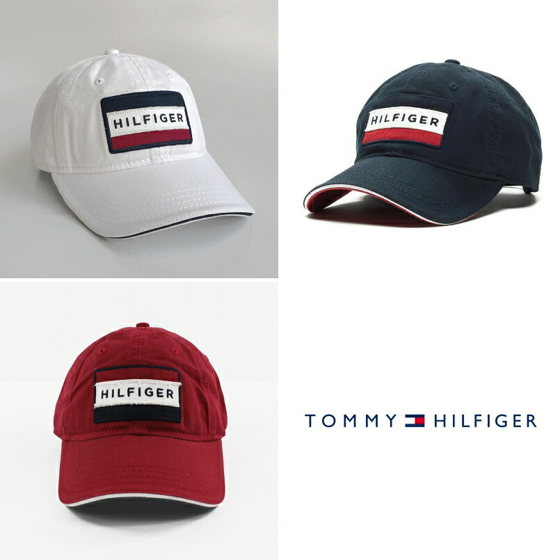 美國百分百【Tommy Hilfiger】帽子 TH 配件 棒球帽 遮陽帽 鴨舌帽 老帽 LOGO 白色/深藍 H497