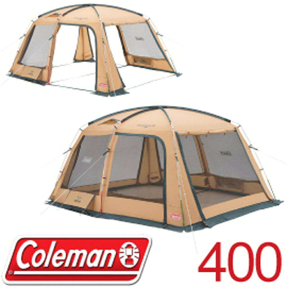 【Coleman 美國 TOUGH SCREEN網屋/400 】CM-31577/網屋/客廳帳/炊事帳/帳篷